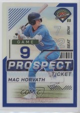 2024 Panini Prospect Edition Blue Prizm /149 Mac Horvath #19 10w8