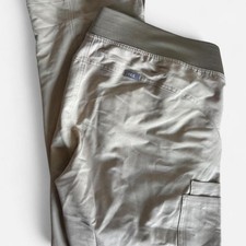 Figs beige scrubs pants size XL NWT