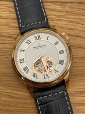 Dreyfuss & Co Seafarer Men's Watch 1183 Swiss Made Rose Gold Plated Automatic