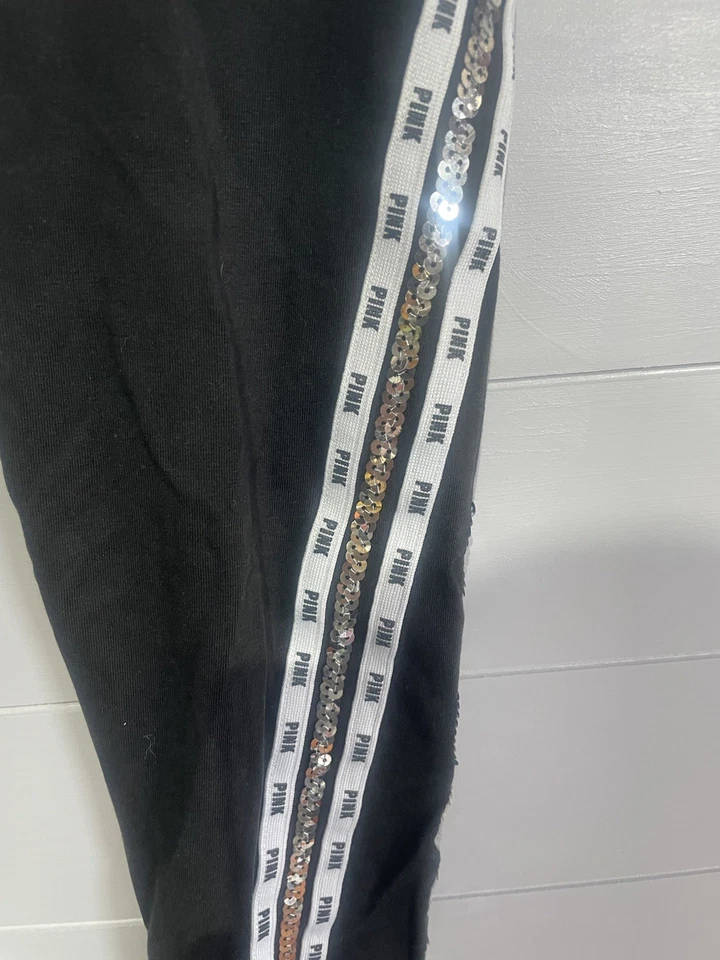 Pantalones de yoga Victoria's Secret ROSA para mujer pequeños leggings lentejuelas brillantes Foto 2 de 4