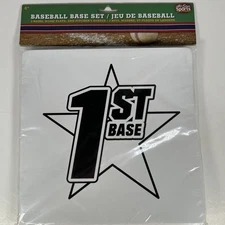 Baseball Base Set Portable New & Sealed.  9 X 9 All-Star Sports