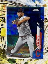2020 Topps Chrome Sapphire Edition Carlos Carrasco #384 - Cleveland Indians