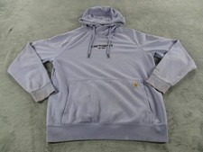 Carhartt Hoodie Womens Medium Lavender Force Kangaroo Pocket Pullover TS5569-W
