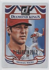 2014 Panini Donruss Diamond Kings Silver Season Stat Line /278 Michael Wacha 0a1