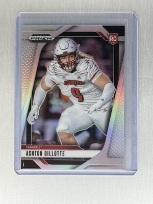 2025 Panini Prizm Draft Picks - Ashton Gillotte #46 Silver Prizm RC