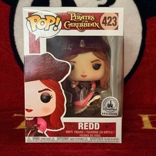 Funko POP Pirates of the Caribbean Redd 423 Limited Disney Parks EXCLUSIVE