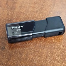 PNY Attache 16GB USB Flash Drive, Black