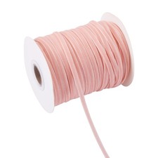 Pink Velvet Ribbon Single Faced 1/8 Inch 50 Yards Trim Sewing Ribbons Thin Ve...