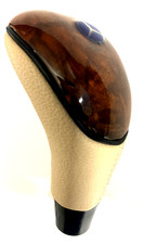 Gear Shift Knob For Mercedes W202 C208 209 W210 W211 W220 Walnut- Leather