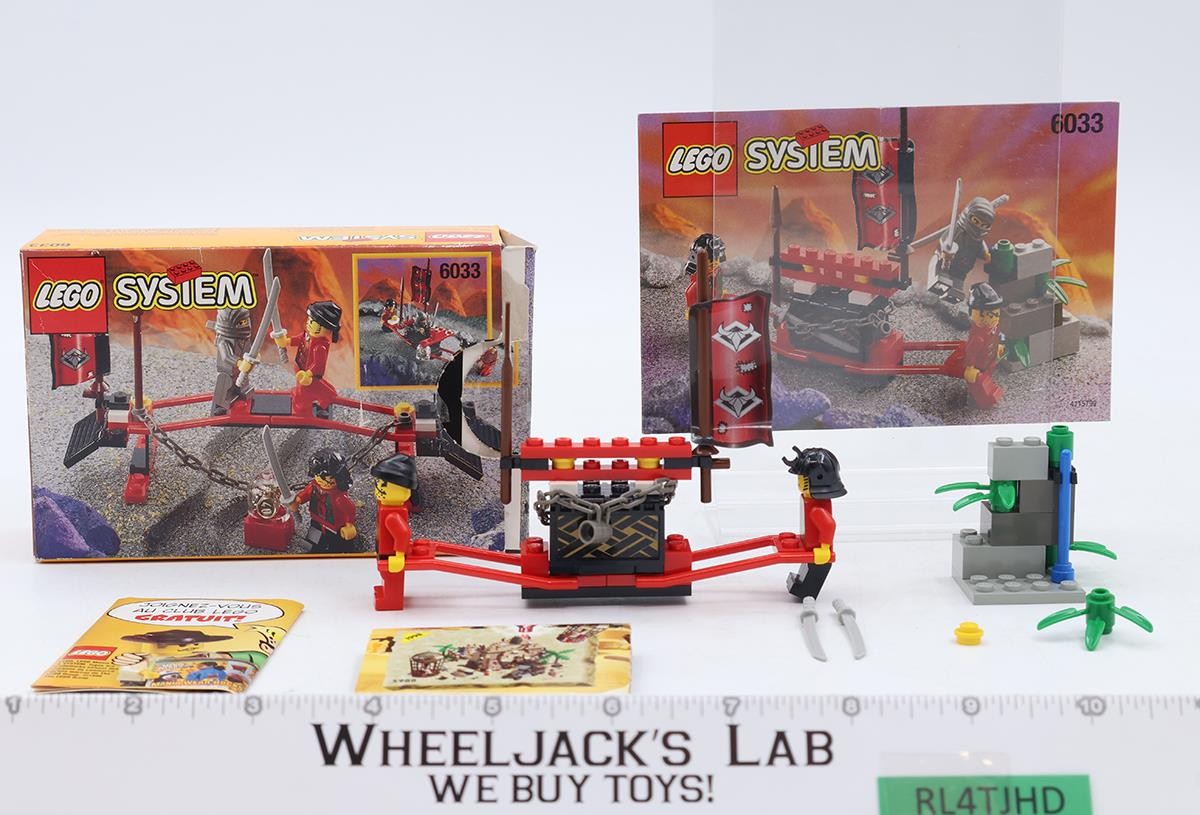 Survival of the Fittest 3枚セット 6033 Treasure Transport W/ Box + Manual 1998 Lego Ninja | eBay