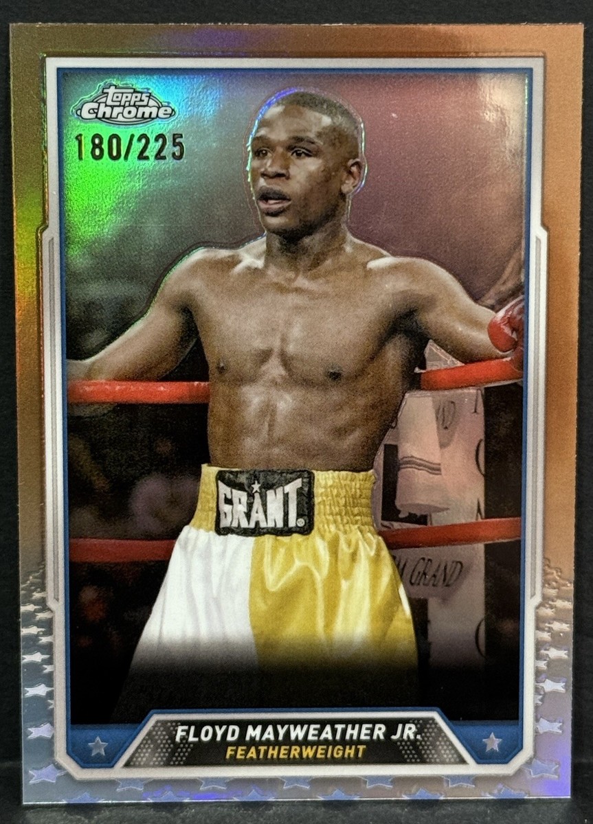 2024 Topps Chrome Boxing Floyd Mayweather Jr. Bronze Refractor