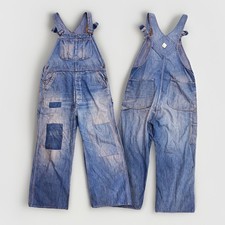 Vintage BIG MAC Patched And repaired Overalls 36  X 24  