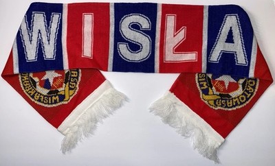 Wisla Krakow Collector Scarf Cracovia Poland Football Soccer Sports Team