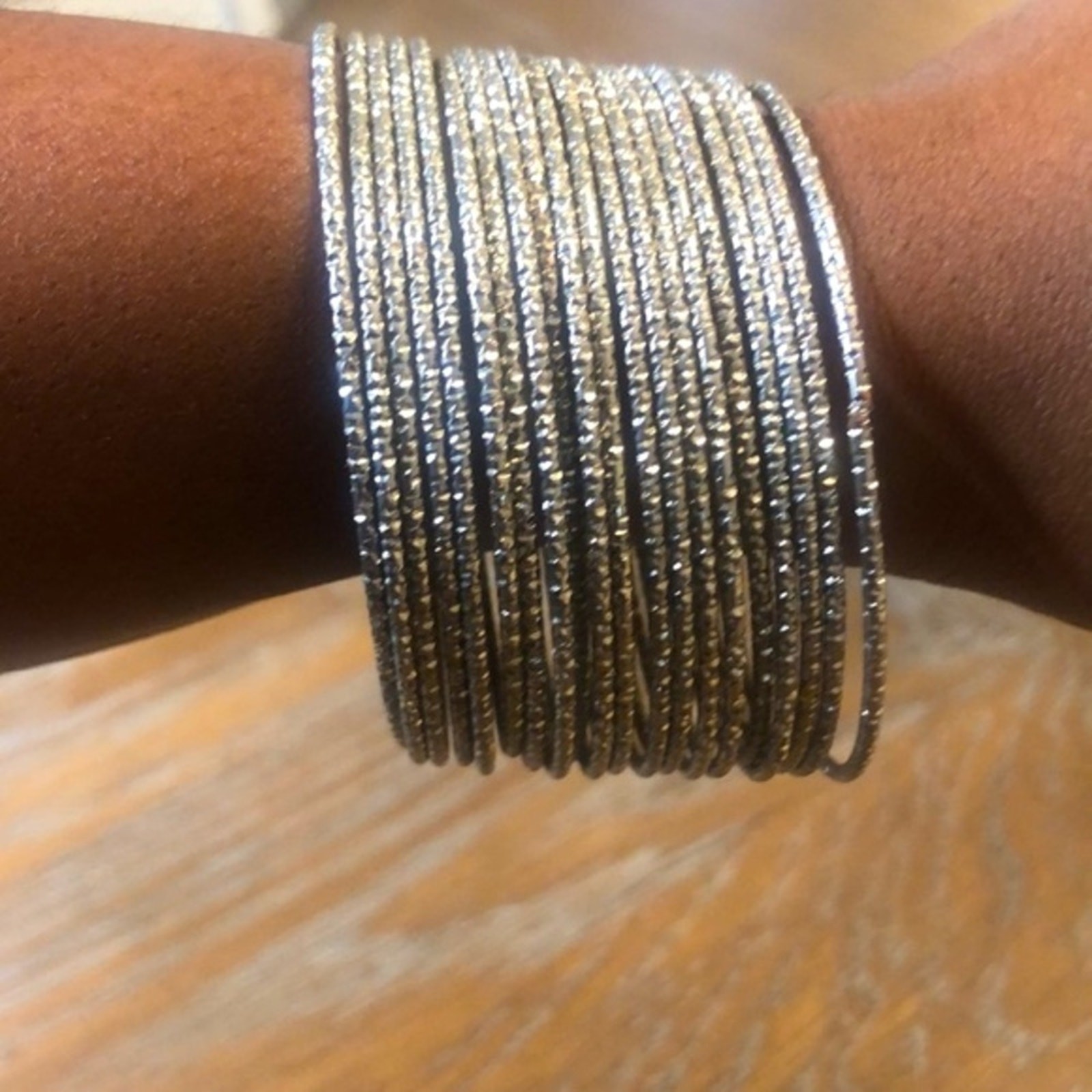 Francesca's Collections 20 stack bangle bracelets - image 6