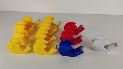 Handabroller für Klebefilm, 12stk, verschiedene Farben