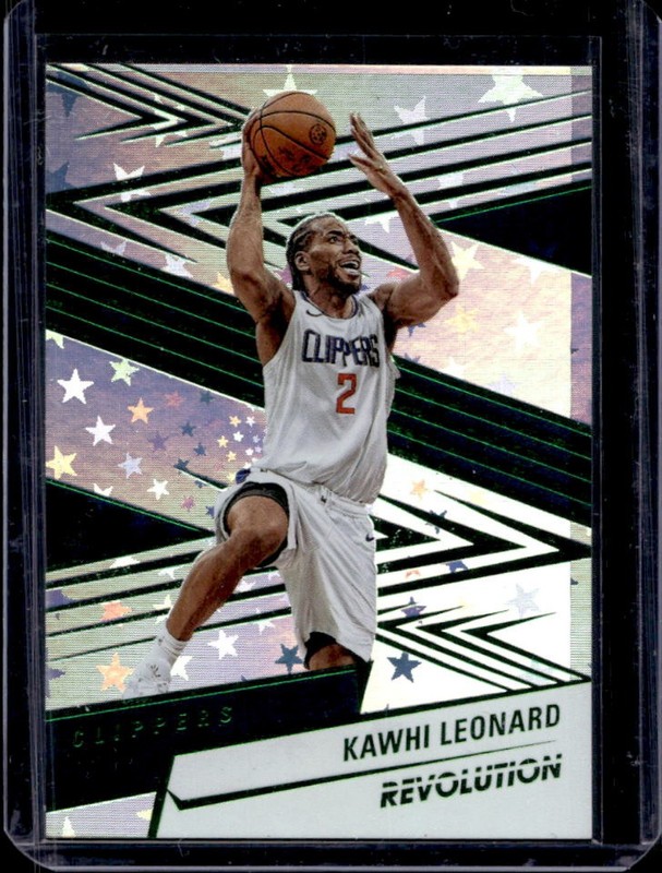 2024-25 Panini Revolution Kawhi Leonard Green Astro #/125 Clippers