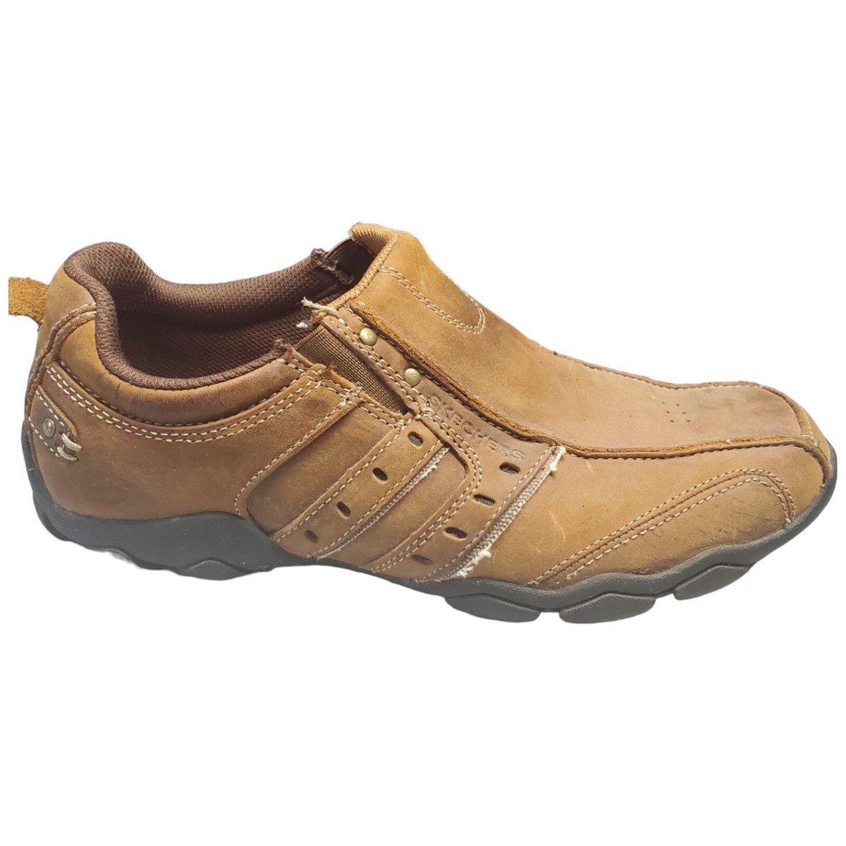 SKECHERS Diameter-Zinroy Loafer Shoes Womens Size 8.5 Brown 