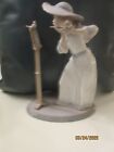 Lladro"Songbird", # 6093 Girl Playing Clarinet To Bird, Excellent