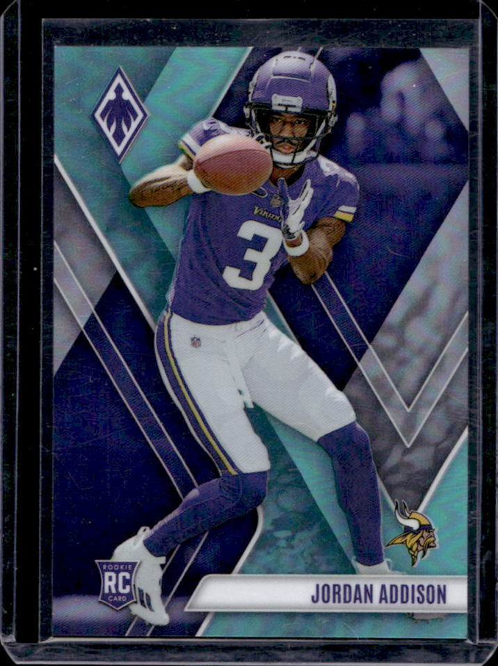 2023 Panini Phoenix Jordan Addison Teal RC #80/150 #109