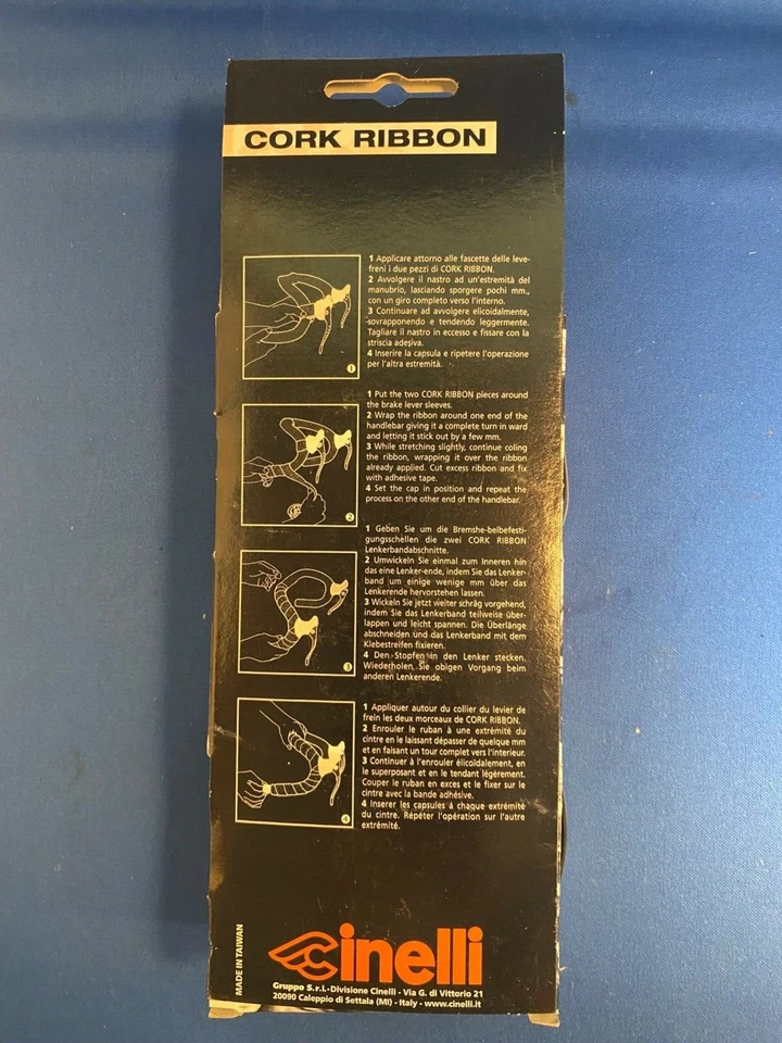 Cinelli cork handlebar tape, Black. NOS - Image 2 of 4