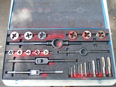 USGI Greenfield US Screw Threading Large High Speed Tap & Carbon Die Set
