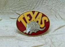 Texas Armadillo Lapel Pin