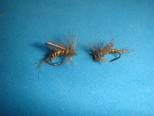 FLY FISHING FLIES - CRIPPLE BWO (Dry Emerger) size #22 (6 pcs)