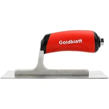 Goldblatt Masonry Finishing Trowel, 8-inch by 3-inch, with Soft Grip Handle