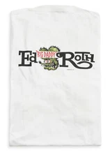 Men's Ed Big Daddy Roth Roth Rat Fink Signature Logo White Cotton T-Shirt M-3XL