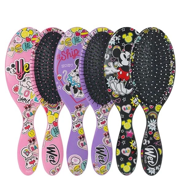 Cepillo Húmedo 6 Piezas SURTIDO Colores, Patrones, Impresiones y Tamaños - A Granel (Sin Cajas) Foto 2 de 4