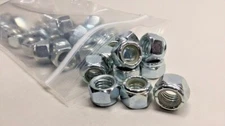 Nut AVU07-40 Finished Hex Locknut Nylon Insert 7/16"-14 (Pack of 40) Zinc Plated