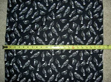 Cardinal Cardinals Bird Birds Black srr562 Dear Stella Durable Cotton Fabric 