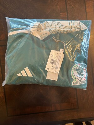 XL Mens adidas Mexico Reversible Anthem Jacket  2022 Green Jacket HF1439 New
