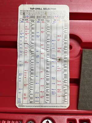 SNAP-ON TDTDM500B - 80pc SAE & Metric Master Tap & Die Set for