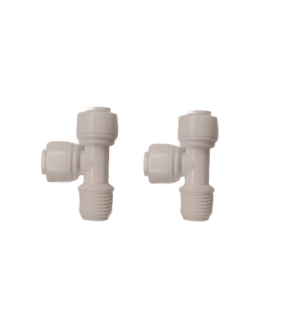 Connettore T Osmosi Inversa 1/4" - Filetto 1/2" Maschio Rapido