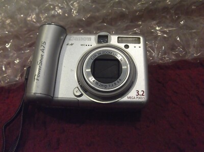 Canon PowerShot A75 AiAF 3.2MP 3x  Digital Camera - Silver