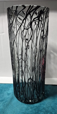 Modernist Hand Blown Murano Translucent Vase Expression Abstract MCM 1950s Italy