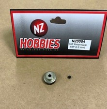NZHOBBIES 64DP / 64P 35T Aluminum Pinion Gear 3mm Shaft 64-Pitch 35-Tooth