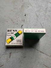BRAND NEW BUSSMAN BUSS CLASS G FUSE SC-30 TIME DELAY 300VAC 30 AMP LOT OF 8