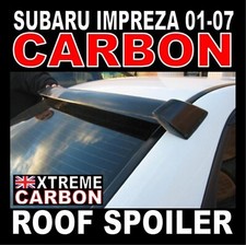 Spoiler lunotto tetto posteriore in carbonio "Adatto" a Subaru Impreza 2001-2007 WRX STI
