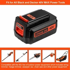  Lithium Battery or Charger  replace for Black and decker 40V Max LBX2040 LBXR36