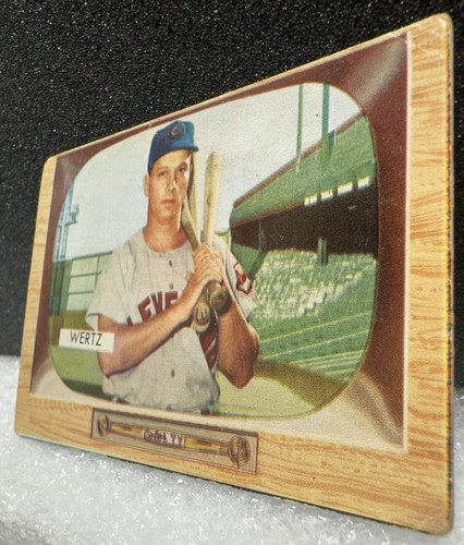 1955 Bowman #40 Vic Wertz - 第 3/8 張圖片