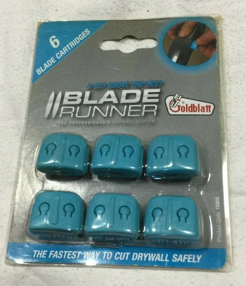GOLDBLATT BLADE RUNNER 6PC REPLACEMENT BLADES DRYWALL CUTTER WALLBOARD 15855 - Image 3 of 4