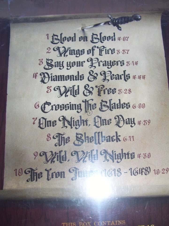 Box Set Neu in OVP CD MC Cover Flag Patch Running Wild Blood on Blood Lim 666 St - Bild 4 von 4