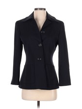 Etcetera Women Black Wool Blazer 2