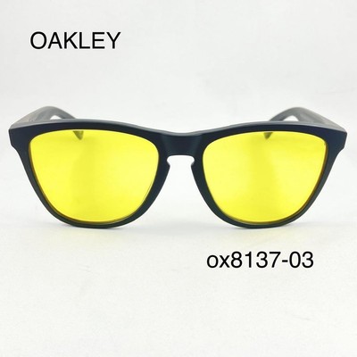 OAKLEY 8137-03 (9245) NIGHT YELLOW FROGSKINS SUNGLASSES UNUSED M 
