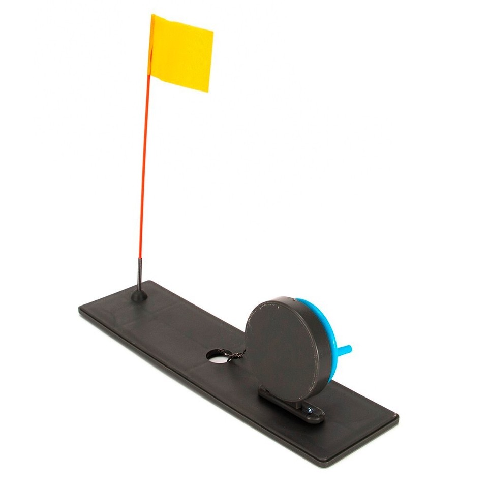 1 Pc ABS Portable Winter Ice Fishing Rod Tip Up W/ Flag Marker Pole