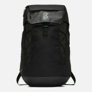 kyrie irving backpack black and gold
