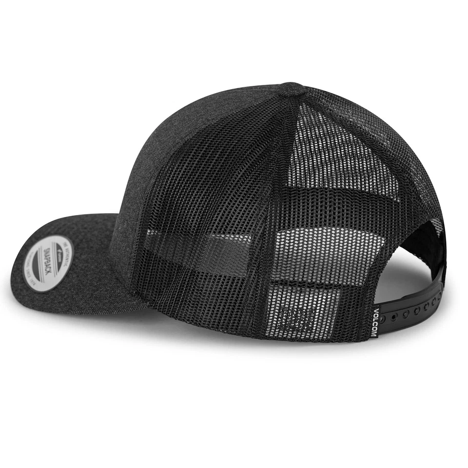 Volcom Full Stone Cheese Cap charcoal - Snapback Trucker Kappe mit Stone Logo - Bild 2 von 2