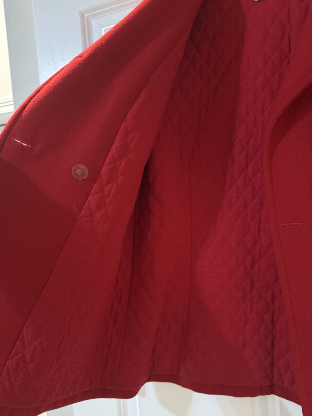 PENDLETON Originals Wool Red Double Breasted Coat… - image 6